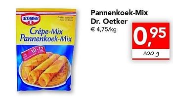 Promoties Pannenkoek-mix - Dr. Oetker - Geldig van 28/04/2011 tot 07/05/2011 bij Supra