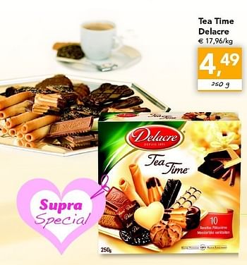 Promoties Tea time - Delacre - Geldig van 28/04/2011 tot 07/05/2011 bij Supra