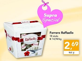 Promoties Ferrero - Raffaello - Geldig van 28/04/2011 tot 07/05/2011 bij Supra