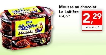 Promoties Mousse au chocolat la laitière - Nestlé - Geldig van 28/04/2011 tot 07/05/2011 bij Supra