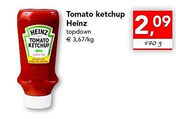 Promotions Tomato ketchup - Heinz - Valide de 28/04/2011 à 07/05/2011 chez Supra