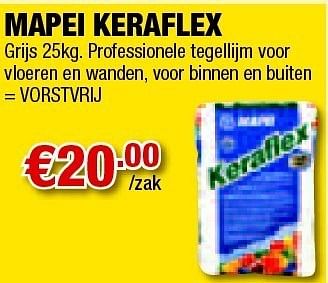 Promoties Keraflex - Mapei - Geldig van 28/04/2011 tot 11/05/2011 bij Cevo Market