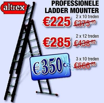 Promoties Professionele ladder mounter - Altrex - Geldig van 28/04/2011 tot 11/05/2011 bij Cevo Market