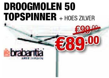 Promoties Droogmolen 50 topspinner - Brabantia - Geldig van 28/04/2011 tot 11/05/2011 bij Cevo Market
