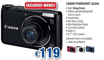 Promoties Gsm - Canon - Geldig van 01/05/2011 tot 31/05/2011 bij Top Camera
