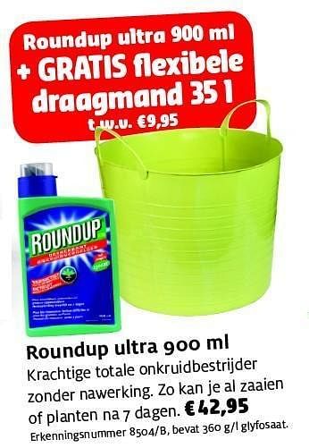 Promoties Roundup ultra 900 ml - Huismerk - Aveve - Geldig van 04/05/2011 tot 14/05/2011 bij Aveve