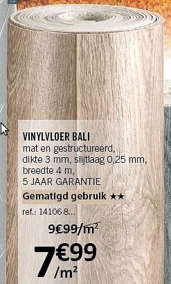 Promoties Vinylvloer bali - Huismerk - Home Market - Geldig van 04/05/2011 tot 30/05/2011 bij Home Market