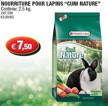 Versele-Laga Nourriture pour lapins cuni nature - En promotion chez Hubo