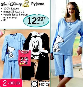 Promoties Pyjama - Walt Disney - Geldig van 05/05/2011 tot 07/05/2011 bij Lidl