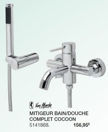 Promotions Mitigeur bain-douche complet cocoon - Van Marcke - Valide de 05/05/2011 à 31/08/2011 chez BricoPlanit