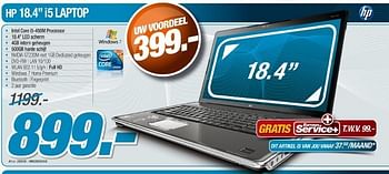 Promotions I5 laptop - HP - Valide de 12/05/2011 à 21/06/2011 chez Auva