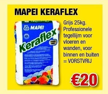 Promoties Keraflex - Mapei - Geldig van 12/05/2011 tot 31/05/2011 bij Cevo Market
