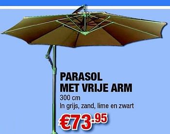 Promoties Parasol met vrije arm - Huismerk - Cevo - Geldig van 12/05/2011 tot 31/05/2011 bij Cevo Market
