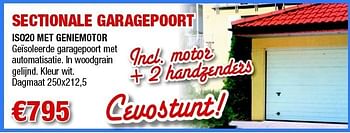 Promoties Sectionale garagepoort - Huismerk - Cevo - Geldig van 12/05/2011 tot 31/05/2011 bij Cevo Market