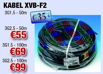 Promoties Kabel xvb-f2 - Huismerk - Cevo - Geldig van 12/05/2011 tot 31/05/2011 bij Cevo Market