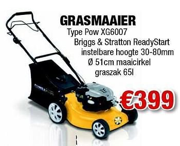 Promoties Grasmaaier - Powerplus - Geldig van 12/05/2011 tot 31/05/2011 bij Cevo Market