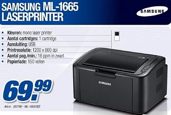 Promoties Laserprinter - Samsung - Geldig van 18/05/2011 tot 21/06/2011 bij PC Center