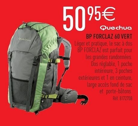 forclaz 60 l quechua
