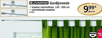 Promotions Gordijnroede - Livarno - Valide de 19/05/2011 à 21/05/2011 chez Lidl