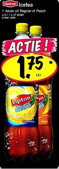 Promoties Icetea - Lipton - Geldig van 23/05/2011 tot 28/05/2011 bij Lidl