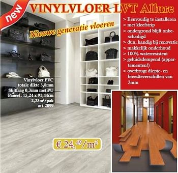 Promoties Vinylvloer pvc - Huismerk - Woodtex - Geldig van 25/05/2011 tot 19/06/2011 bij Woodtex