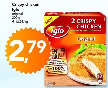 Promoties Crispy chicken - Iglo - Geldig van 26/05/2011 tot 04/06/2011 bij Supra