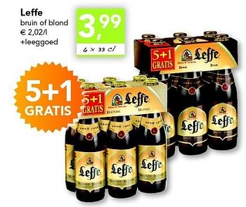 Promotions Leffe bruin of blondl - Produit Maison - Supra - Valide de 26/05/2011 à 04/06/2011 chez Supra