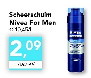 Promotions Scheerschuim for men - Nivea - Valide de 26/05/2011 à 04/06/2011 chez Supra