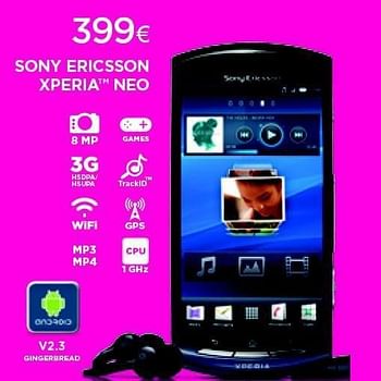Promoties Gsm - Sony Ericsson - Geldig van 01/06/2011 tot 30/06/2011 bij ALLO Telecom