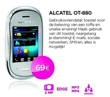 Promoties Gsm - Alcatel - Geldig van 01/06/2011 tot 30/06/2011 bij ALLO Telecom