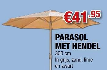 Promoties Parasol met hendel - Huismerk - Cevo - Geldig van 01/06/2011 tot 15/06/2011 bij Cevo Market
