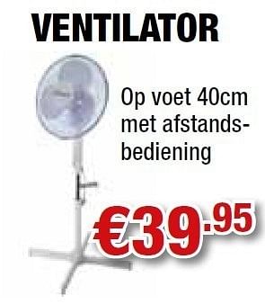 Promotions Ventilator - Produit maison - Cevo - Valide de 01/06/2011 à 15/06/2011 chez Cevo Market