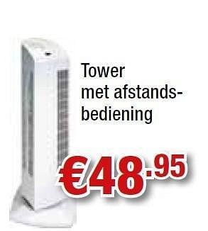 Promoties Tower met afstandsbediening - Huismerk - Cevo - Geldig van 01/06/2011 tot 15/06/2011 bij Cevo Market