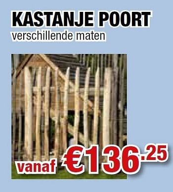 Promoties Kastanje poort - Huismerk - Cevo - Geldig van 01/06/2011 tot 15/06/2011 bij Cevo Market