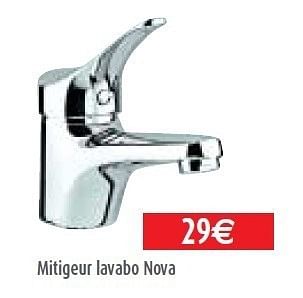Promotions Mitigeur lavabo nova - Produit maison - BricoPlanit - Valide de 01/06/2011 à 29/06/2011 chez BricoPlanit