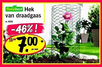 Promoties Hek van draadgaas - Flora  Best - Geldig van 06/06/2011 tot 11/06/2011 bij Lidl