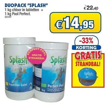 Promoties Duopack splash - Huismerk - Hubo  - Geldig van 08/06/2011 tot 19/06/2011 bij Hubo