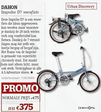 Dahon cheap impulse d7