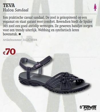 Promoties Haloa sandaal - Teva - Geldig van 08/06/2011 tot 03/07/2011 bij A.S.Adventure