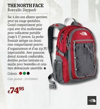 Promotions Borealis daypack - The North Face - Valide de 08/06/2011 à 03/07/2011 chez A.S.Adventure