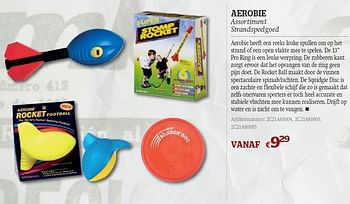 Promoties Assortiment strandspeelgoed - Aerobie - Geldig van 08/06/2011 tot 03/07/2011 bij A.S.Adventure