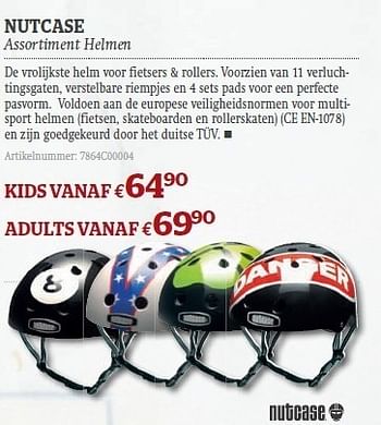 Promoties Assortiment helmen - Nutcase - Geldig van 08/06/2011 tot 03/07/2011 bij A.S.Adventure