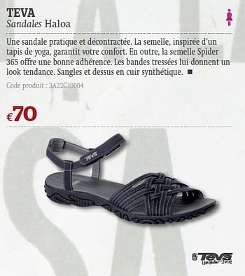 Promotions Sandales haloa - Teva - Valide de 08/06/2011 à 03/07/2011 chez A.S.Adventure