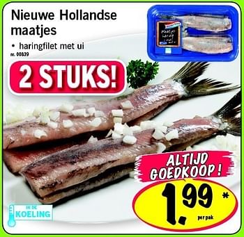 Promoties Hollandse maatjes - Huismerk - Lidl - Geldig van 09/06/2011 tot 11/06/2011 bij Lidl