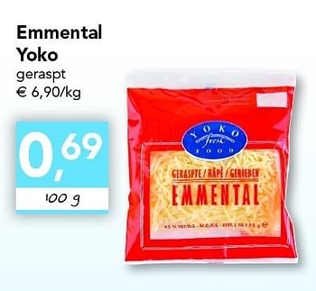 Promoties Emmental - Yoko - Geldig van 09/06/2011 tot 18/06/2011 bij Supra