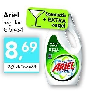 Promoties Actilft - Ariel - Geldig van 09/06/2011 tot 18/06/2011 bij Supra