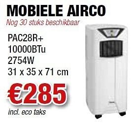 Promotions Mobiele airco - Produit maison - Cevo - Valide de 15/06/2011 à 30/06/2011 chez Cevo Market