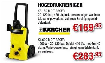 Promotions Hogedrukreiniger - Kärcher - Valide de 15/06/2011 à 30/06/2011 chez Cevo Market