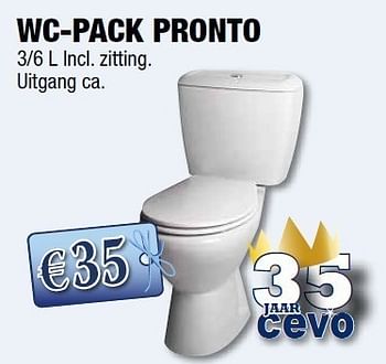 Promoties Wc-pack pronto - Huismerk - Cevo - Geldig van 15/06/2011 tot 30/06/2011 bij Cevo Market