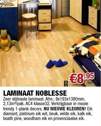 Promoties Laminaat noblesse - Huismerk - Cevo - Geldig van 15/06/2011 tot 30/06/2011 bij Cevo Market